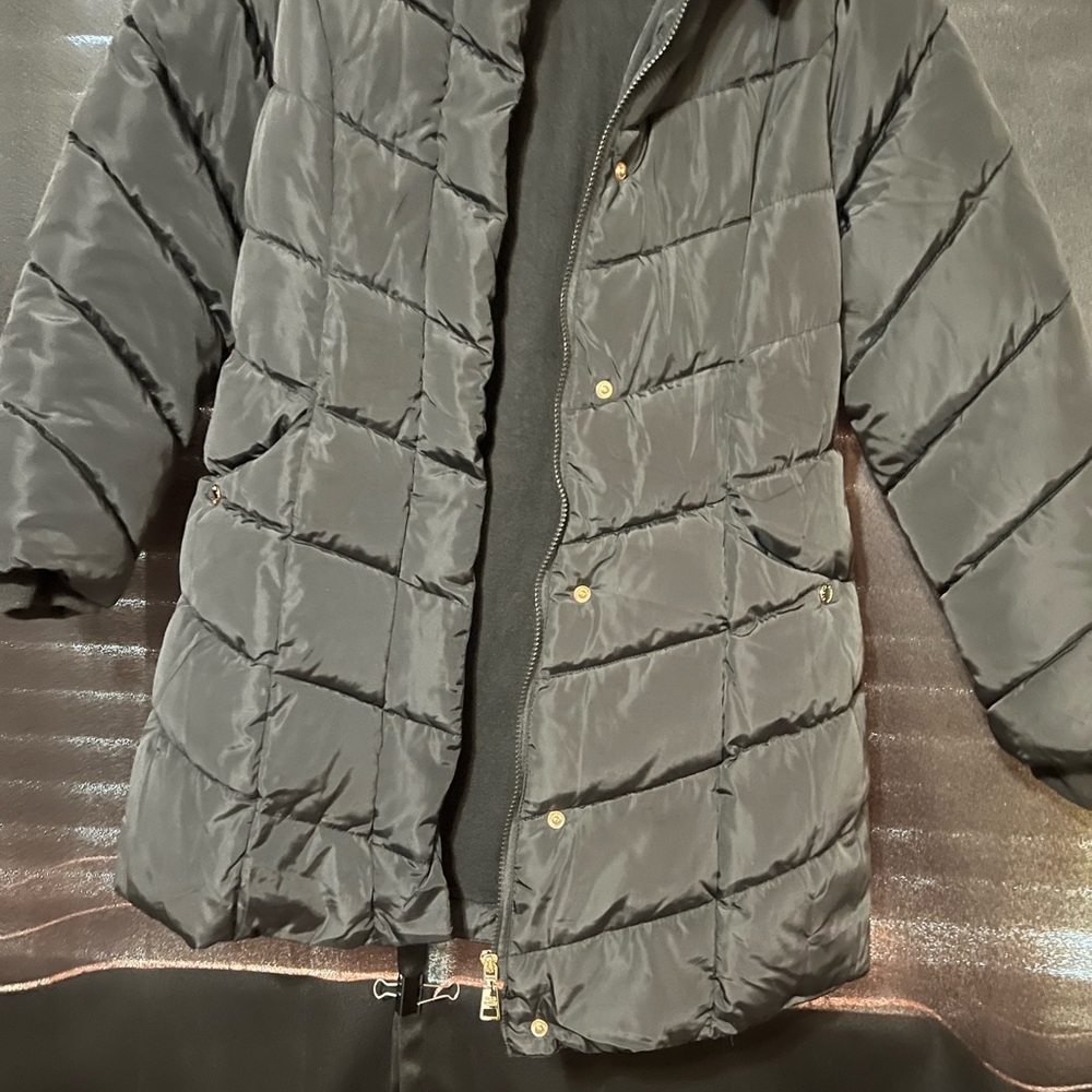 Steve Madden Charcoal Puffer Jacket